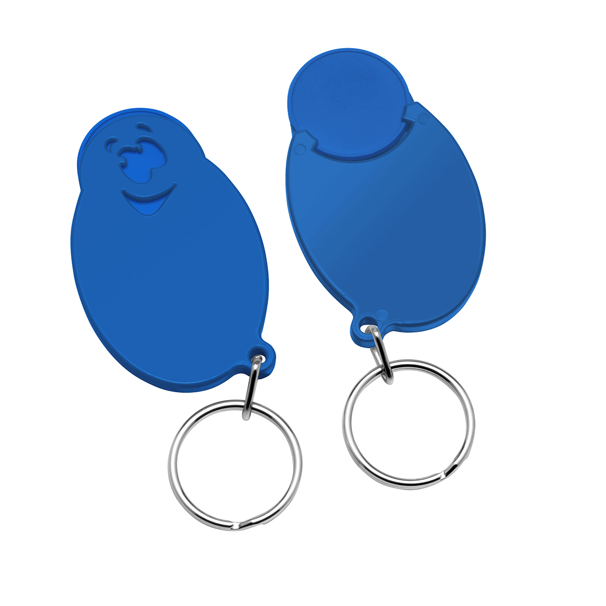 Chiphalter mit 1€-Chip Gesicht Chiphalter mit 1€-Chip Gesicht