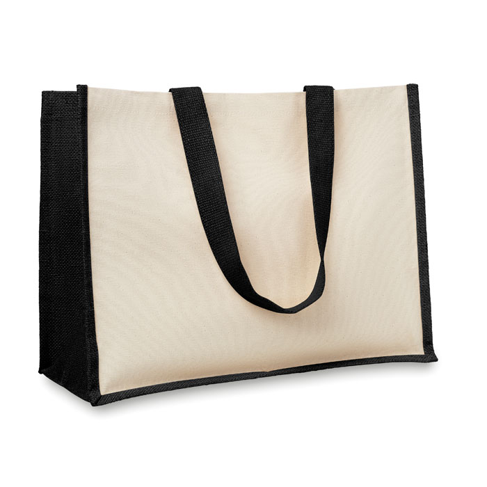 Jute Canvas Shopper  Campo de fiori