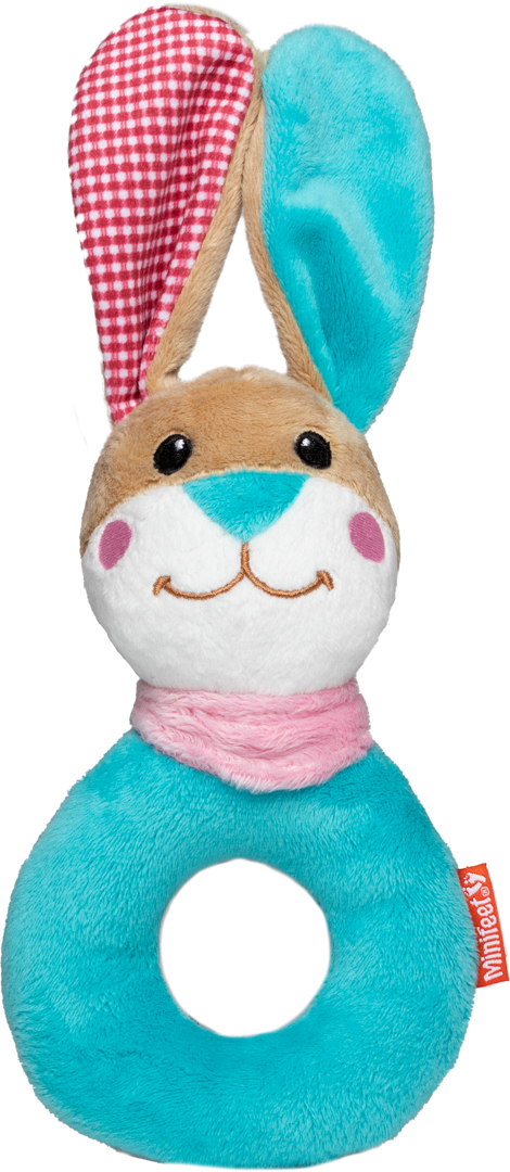 MiniFeet® Greifling Hase, rund mit Rassel MiniFeet® Greifling Hase, rund mit Rassel