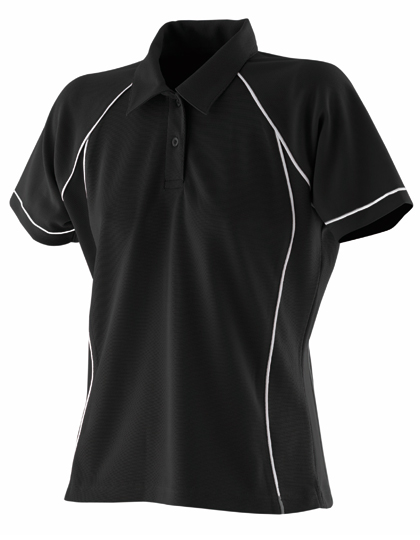 Finden+Hales Ladies´ Piped Performance Polo Finden+Hales Ladies´ Piped Performance Polo