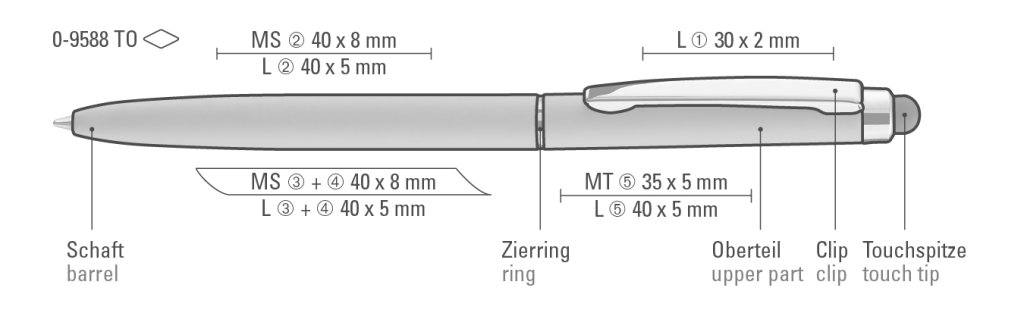 SKINNY TOUCH Touchpen