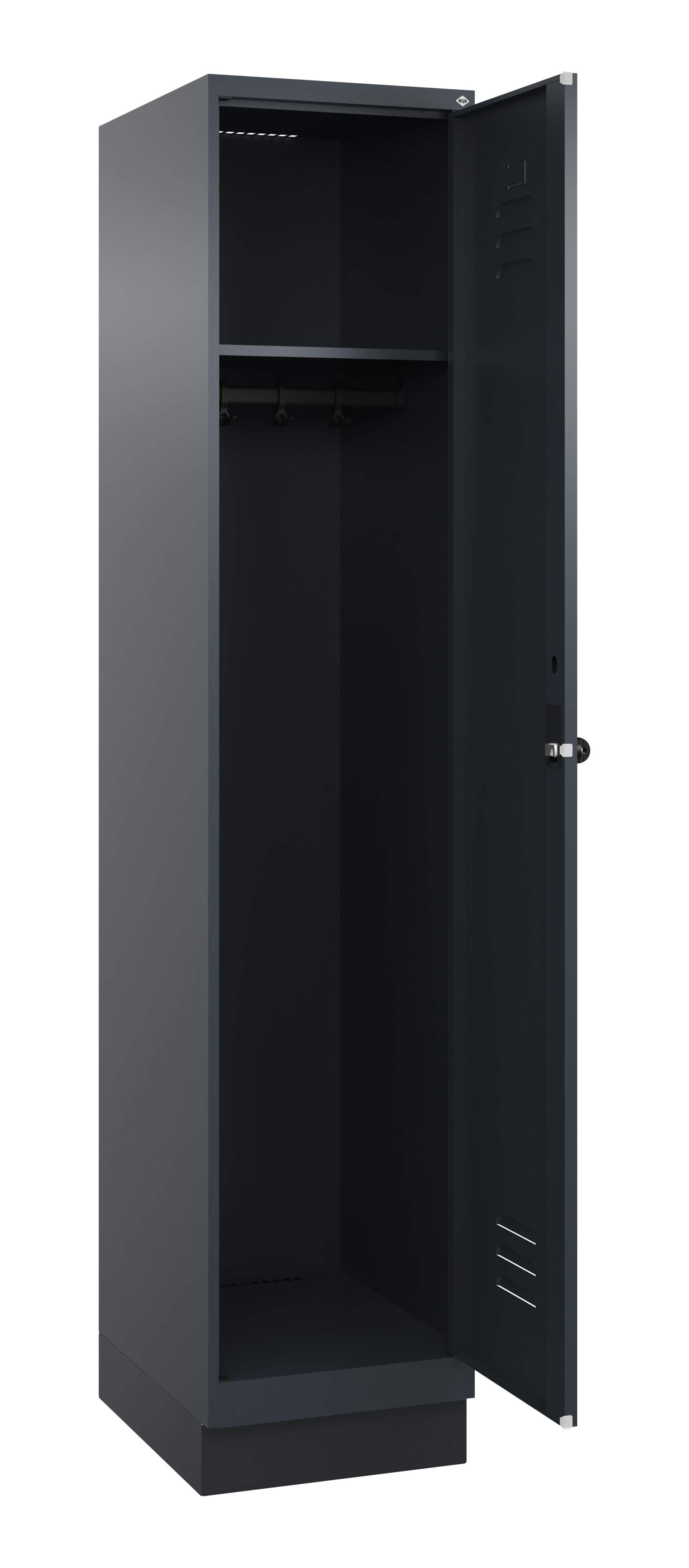 Spind Classic Plus, Sockel, 1 Abteil, 1950x400x500mm Spind Classic Plus, Sockel, 1 Abteil, 1950x400x500mm