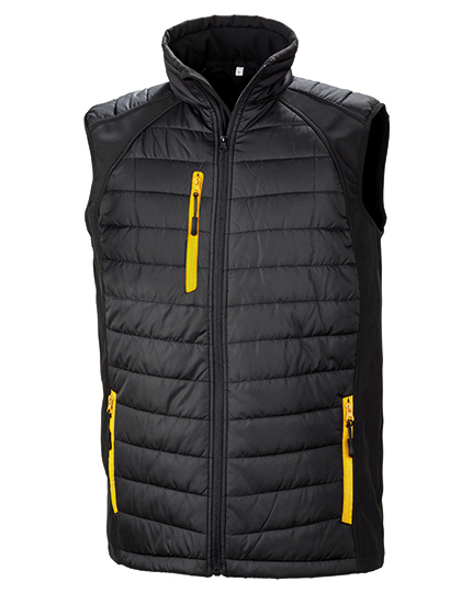 Result Genuine Recycled Recycled Compass Padded Softshell Gilet Result Genuine Recycled Recycled Compass Padded Softshell Gilet