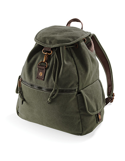 Quadra Vintage Canvas Backpack