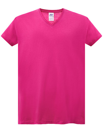JHK Ladies´ Curves T-Shirt V-Neck JHK Ladies´ Curves T-Shirt V-Neck
