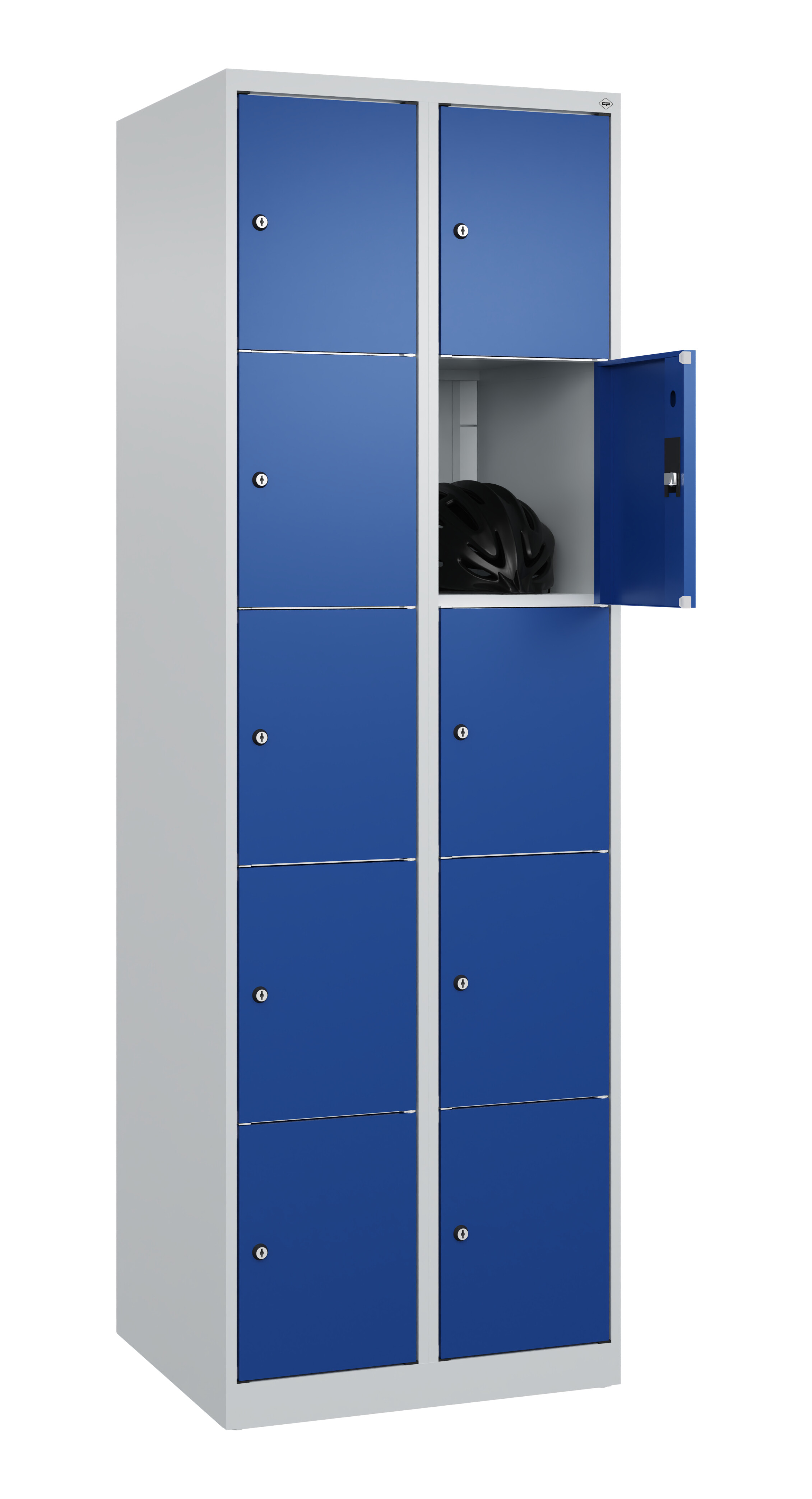 Schließfachschrank Classic Plus, 10 Fächer, 1850x600x500mm Schließfachschrank Classic Plus, 10 Fächer, 1850x600x500mm