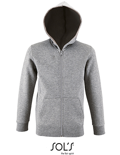 SOL´S Kids´ Zip Hoodie Stone