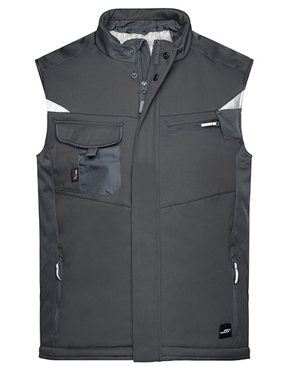 James&Nicholson Craftsmen Softshell Vest -STRONG-
