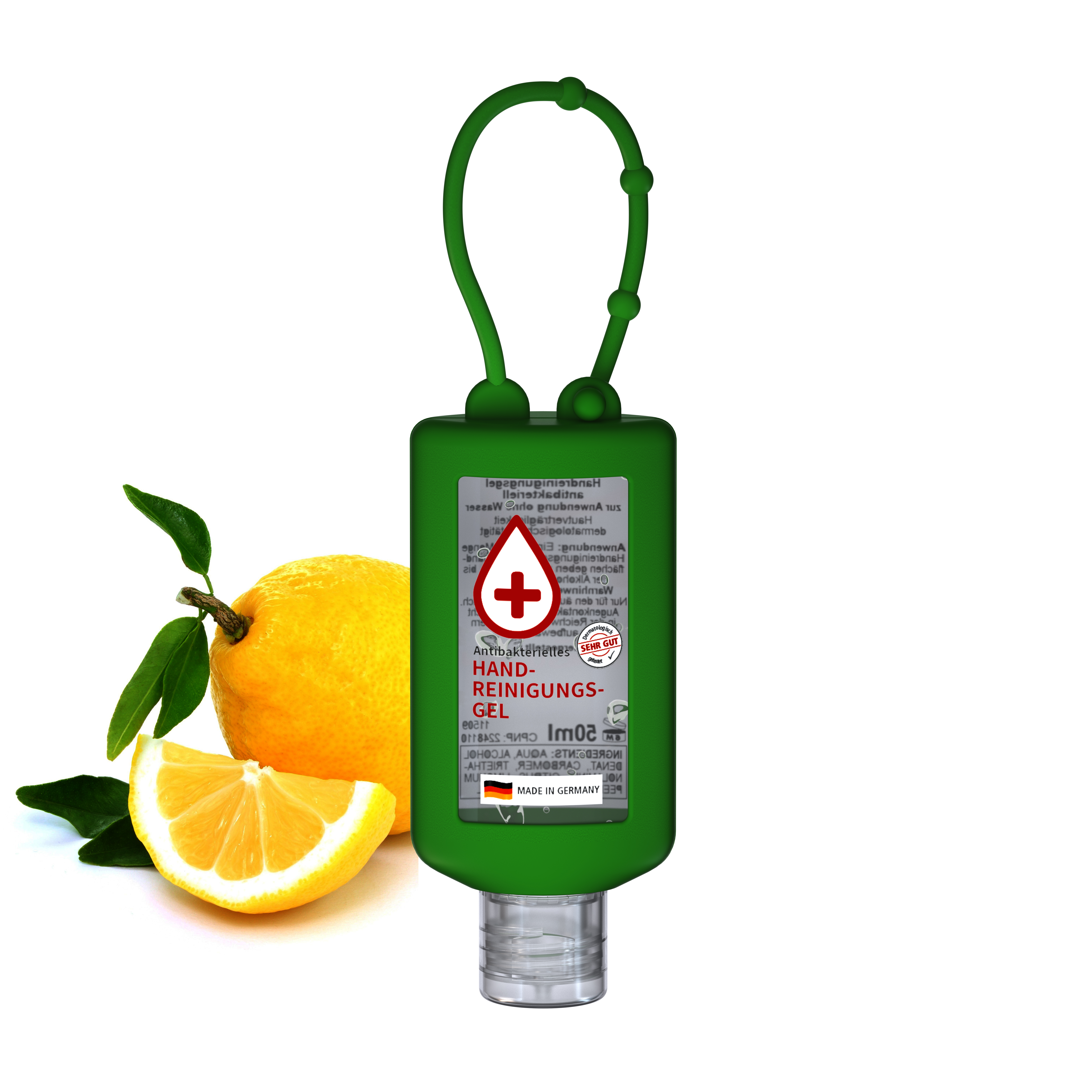 50 ml Bumper grün - Handreinigungsgel antibakteriell - No Label Look 50 ml Bumper grün - Handreinigungsgel antibakteriell - No Label Look