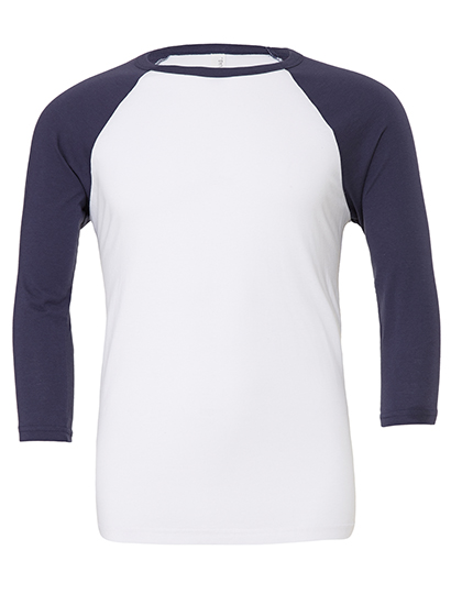 Canvas Unisex 3'4 Sleeve Baseball T-Shirt