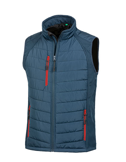 Result Genuine Recycled Recycled Compass Padded Softshell Gilet