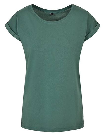 Build Your Brand Ladies´ Extended Shoulder Tee