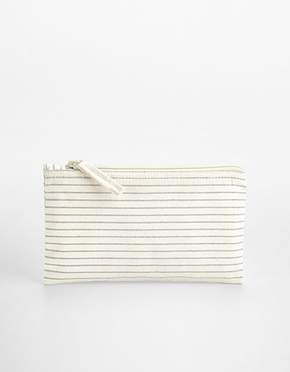 Westford Mill Striped Organic Cotton Accessory Pouch