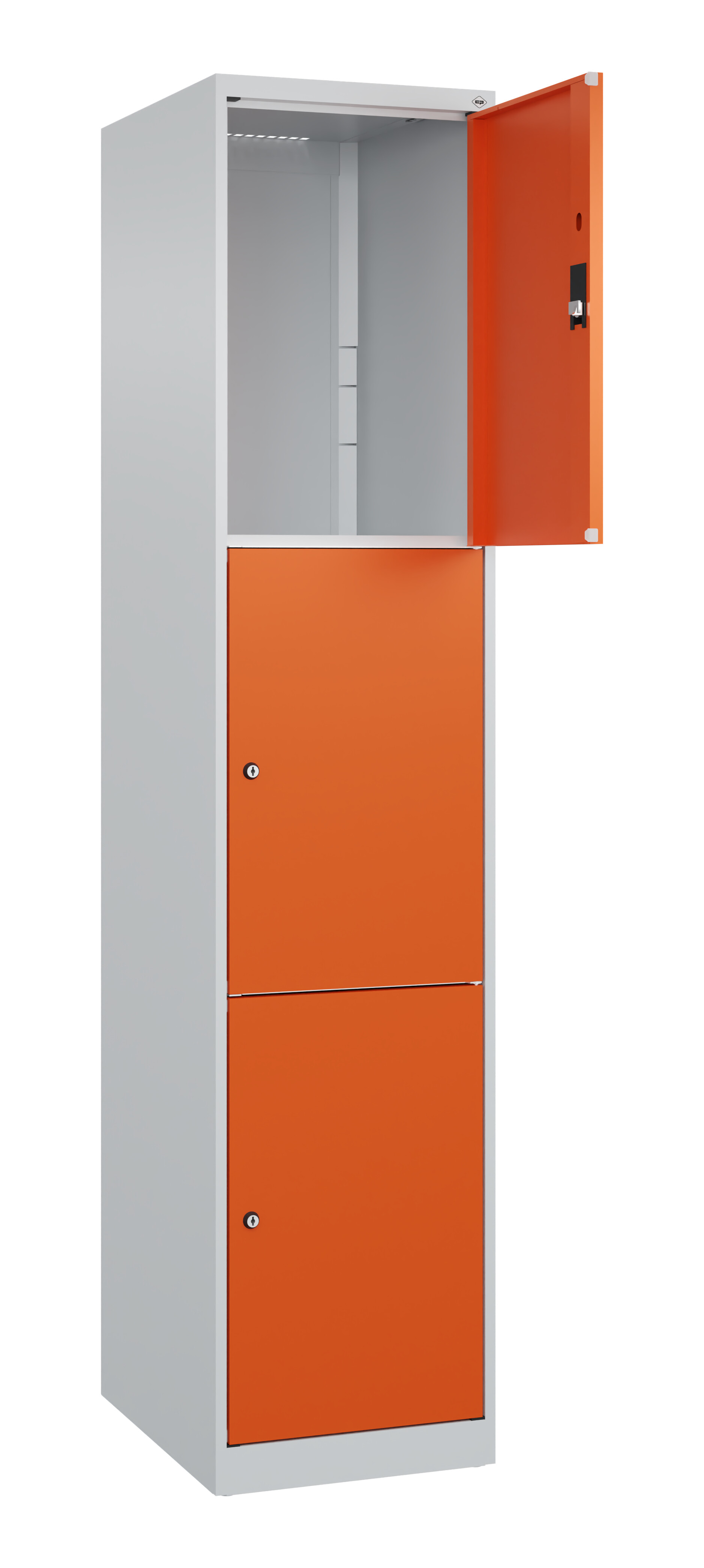 Schließfachschrank Classic Plus, 3 Fächer, 1850x400x500mm
