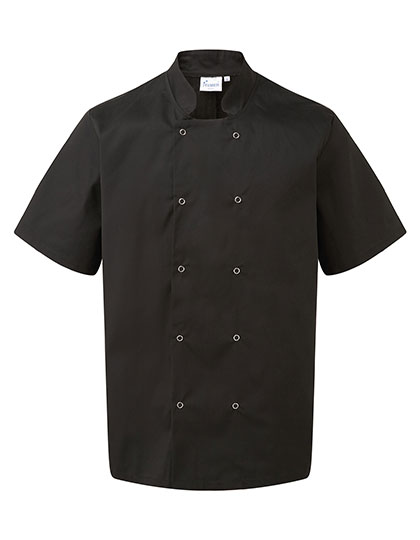 Premier Workwear Studded Front Short Sleeve Chef´s Jacket Premier Workwear Studded Front Short Sleeve Chef´s Jacket