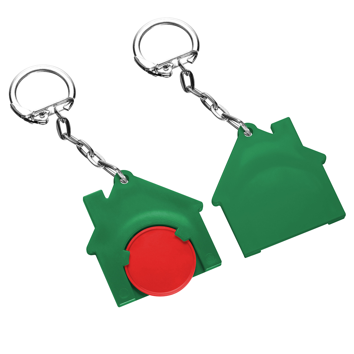 Chiphalter mit 1€-Chip Haus Chiphalter mit 1€-Chip Haus