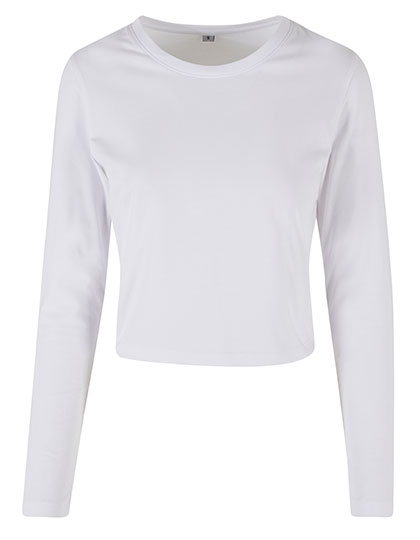 Build Your Brand Ladies Short Longsleeve Tee