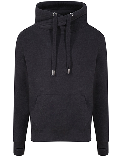 Just Hoods Cross Neck Hoodie Just Hoods Cross Neck Hoodie