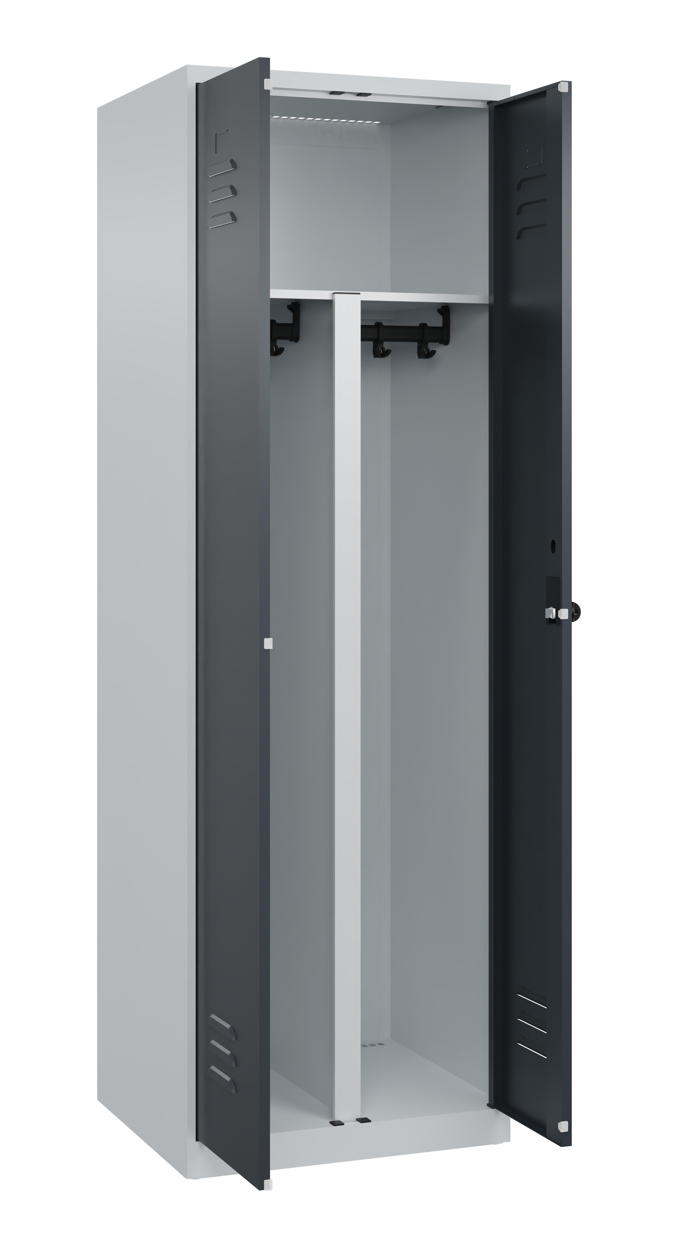 PSA Doppel-Spind Classic Plus, 2 Abteile, 1850x600x500mm