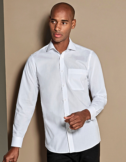 Kustom Kit Men´s Tailored Fit Poplin Shirt Long Sleeve