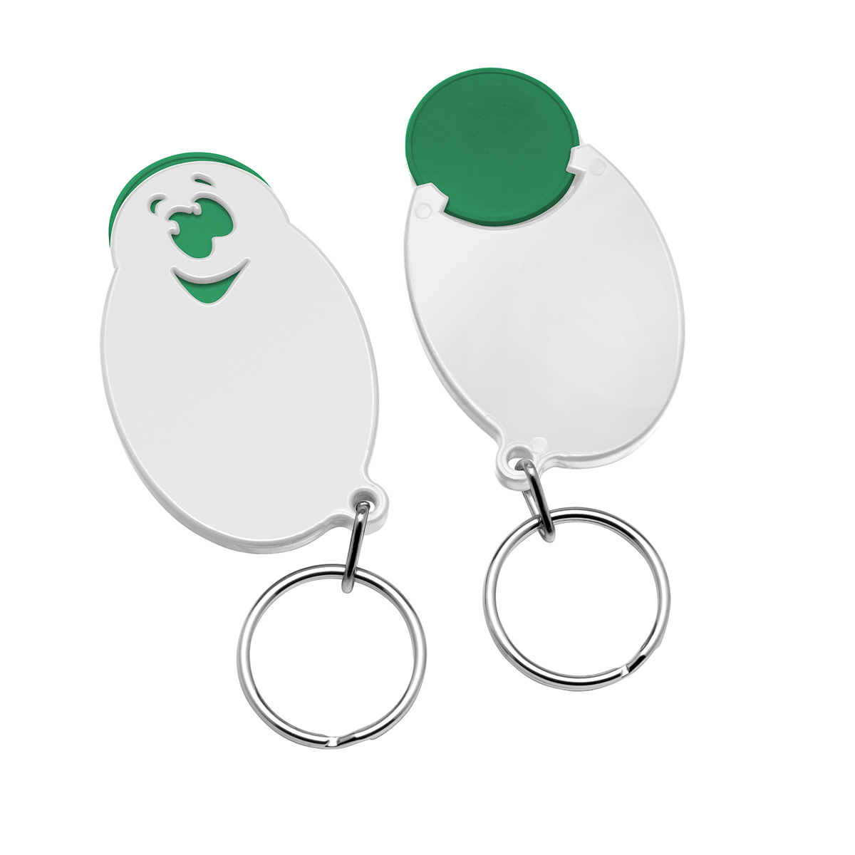 Chiphalter mit 1€-Chip Gesicht Chiphalter mit 1€-Chip Gesicht