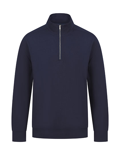 Henbury Unisex Sustainable 1'4 Zip Sweatshirt Henbury Unisex Sustainable 1'4 Zip Sweatshirt