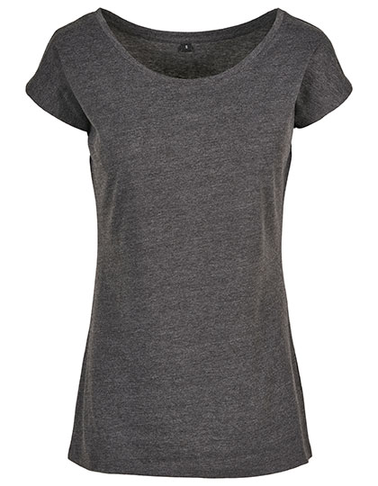 Build Your Brand Basic Ladies´ Wide Neck Tee