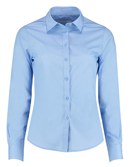 Kustom Kit Women´s Tailored Fit Poplin Shirt Long Sleeve