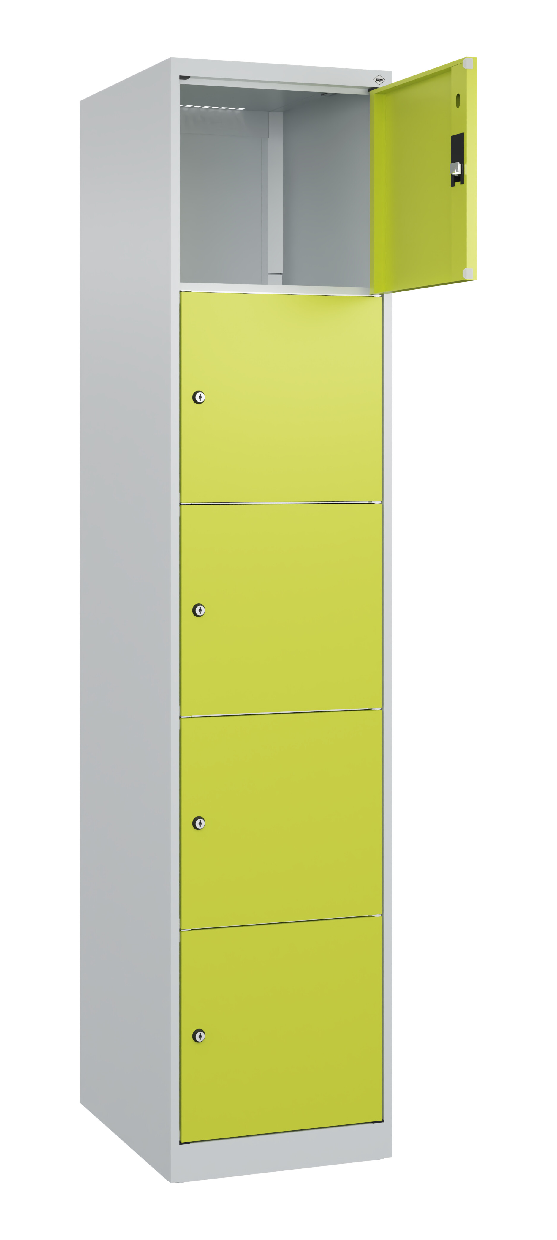 Schließfachschrank Classic Plus, 5 Fächer, 1850x400x500mm Schließfachschrank Classic Plus, 5 Fächer, 1850x400x500mm