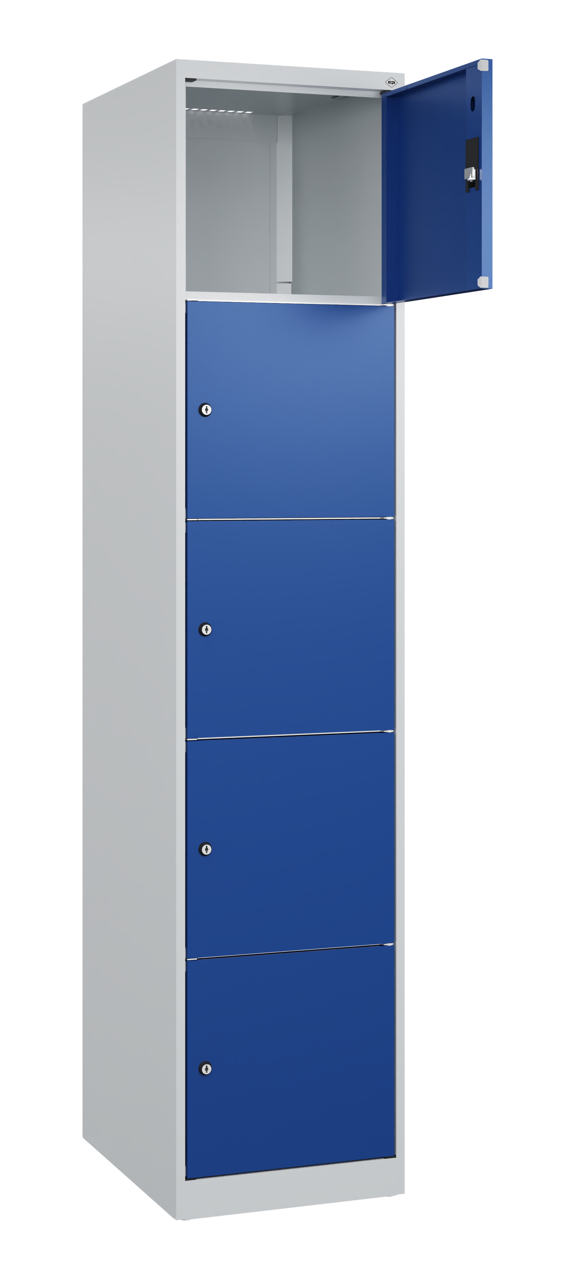 Schließfachschrank Classic Plus, 5 Fächer, 1850x400x500mm Schließfachschrank Classic Plus, 5 Fächer, 1850x400x500mm
