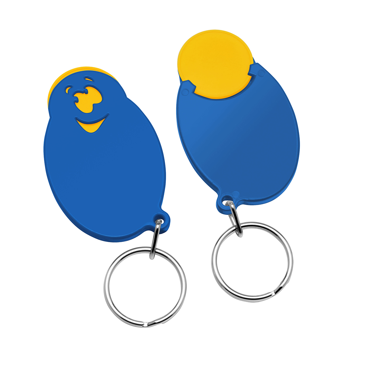 Chiphalter mit 1€-Chip Gesicht Chiphalter mit 1€-Chip Gesicht