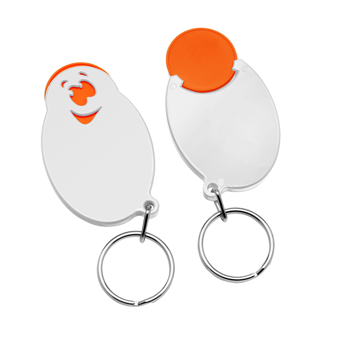 Chiphalter mit 1€-Chip Gesicht Chiphalter mit 1€-Chip Gesicht