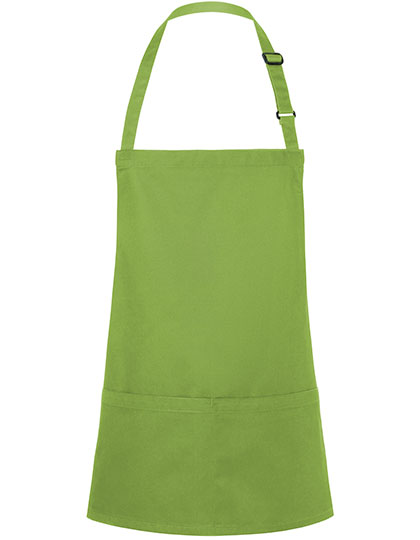 Karlowsky Kurze Latzschürze Basic mit Schnalle und Tasche