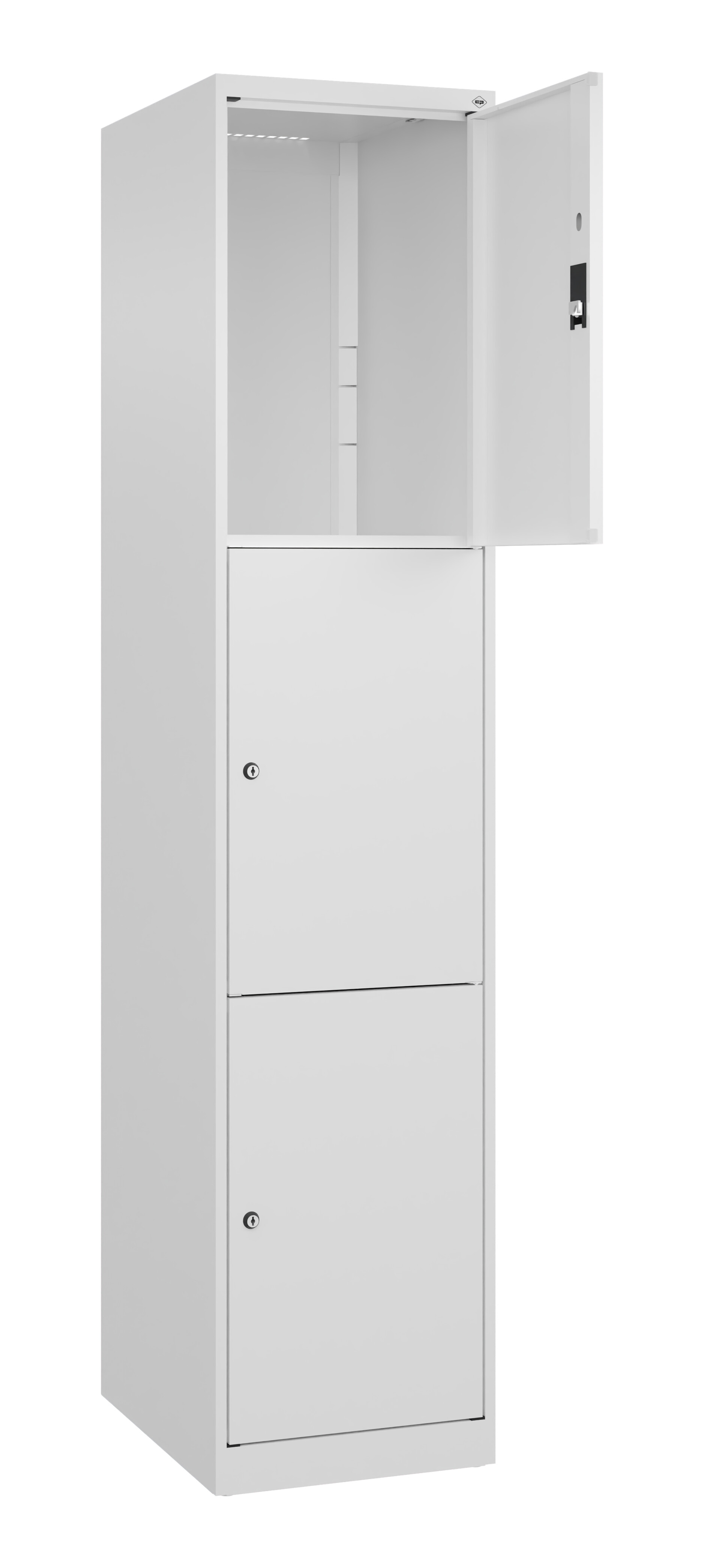 Schließfachschrank Classic Plus, 3 Fächer, 1850x400x500mm Schließfachschrank Classic Plus, 3 Fächer, 1850x400x500mm