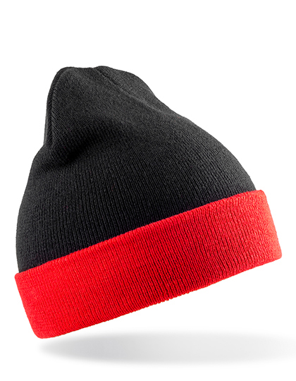 Result Genuine Recycled Recycled Black Compass Beanie