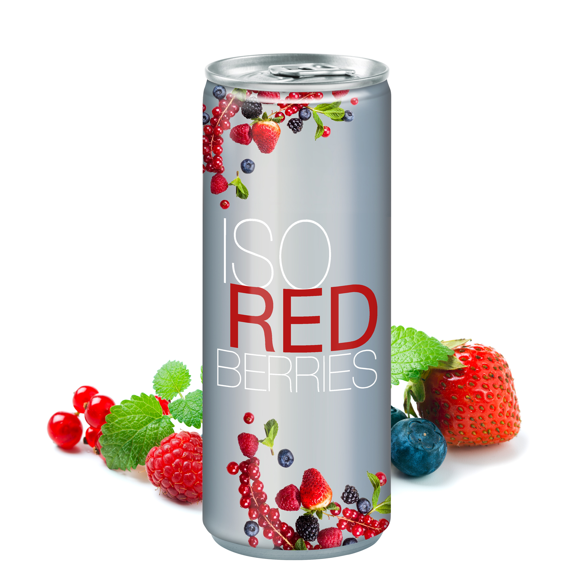 250 ml Iso Drink Redberries - Fullbody transp. (DPG)