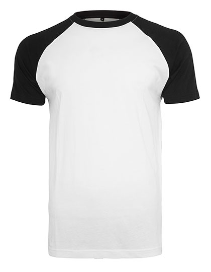 Build Your Brand Raglan Contrast Tee Build Your Brand Raglan Contrast Tee
