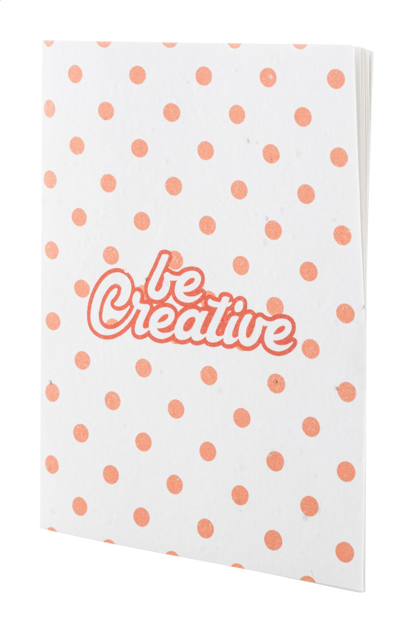 individuelles Saatpapier-Notizbuch CreaNote A6 Seed