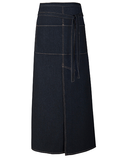 Link Kitchen Wear Jeans Bistro Apron With Split Link Kitchen Wear Jeans Bistro Apron With Split