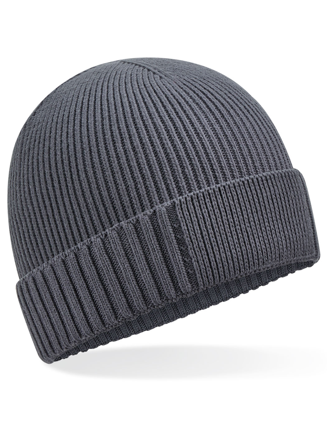 Beechfield Organic Cotton Engineered Patch Beanie Beechfield Organic Cotton Engineered Patch Beanie