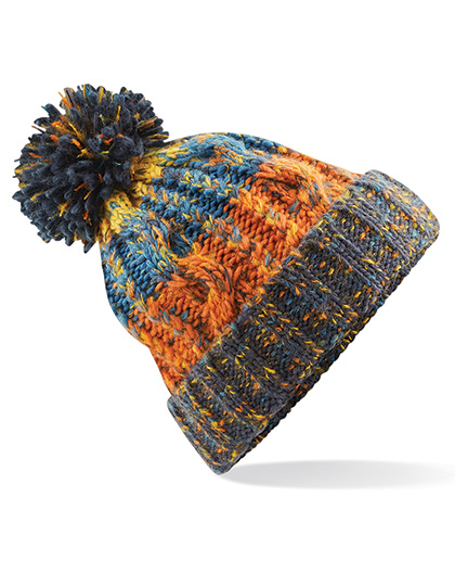 Beechfield Corkscrew Pom Pom Beanie Beechfield Corkscrew Pom Pom Beanie