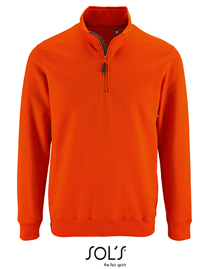 SOL´S Men´s Zip High Collar Sweatshirt Stan