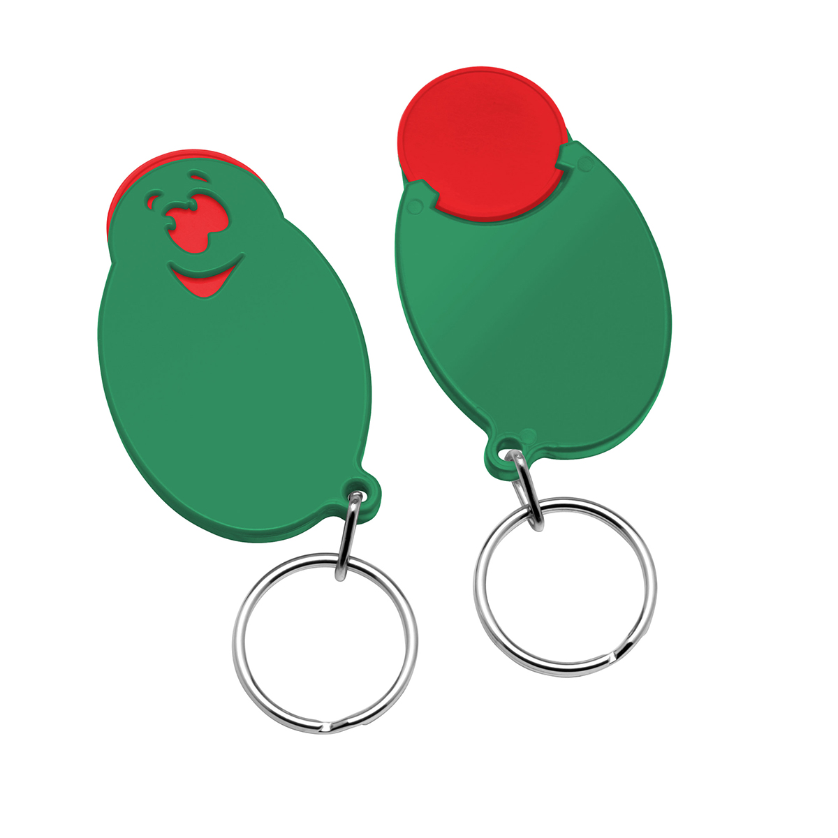 Chiphalter mit 1€-Chip Gesicht Chiphalter mit 1€-Chip Gesicht