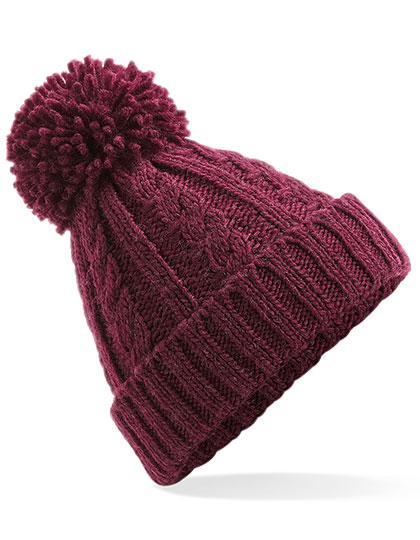 Beechfield Cable Knit Melange Beanie Beechfield Cable Knit Melange Beanie