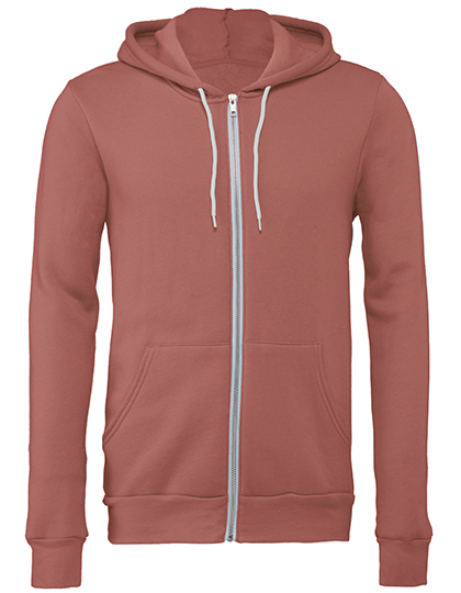 Canvas Unisex Poly-Cotton Fleece Full-Zip Hoodie Canvas Unisex Poly-Cotton Fleece Full-Zip Hoodie