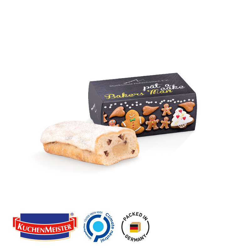 Christstollen Mini in Werbebox Christstollen Mini in Werbebox