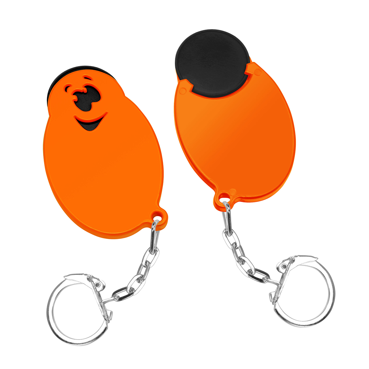 Chiphalter mit 1€-Chip Gesicht