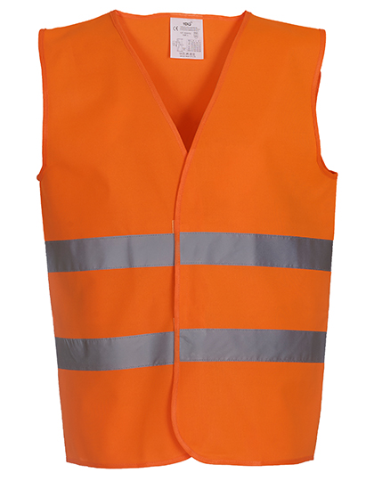 YOKO Hi-Vis 2 Bands Waistcoat YOKO Hi-Vis 2 Bands Waistcoat