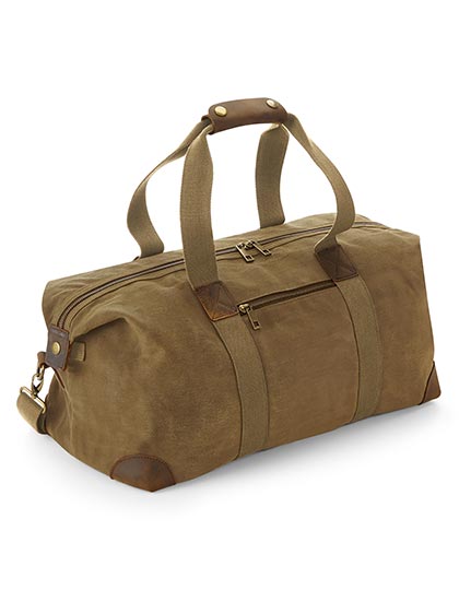 Quadra Heritage Waxed Canvas Holdall Quadra Heritage Waxed Canvas Holdall