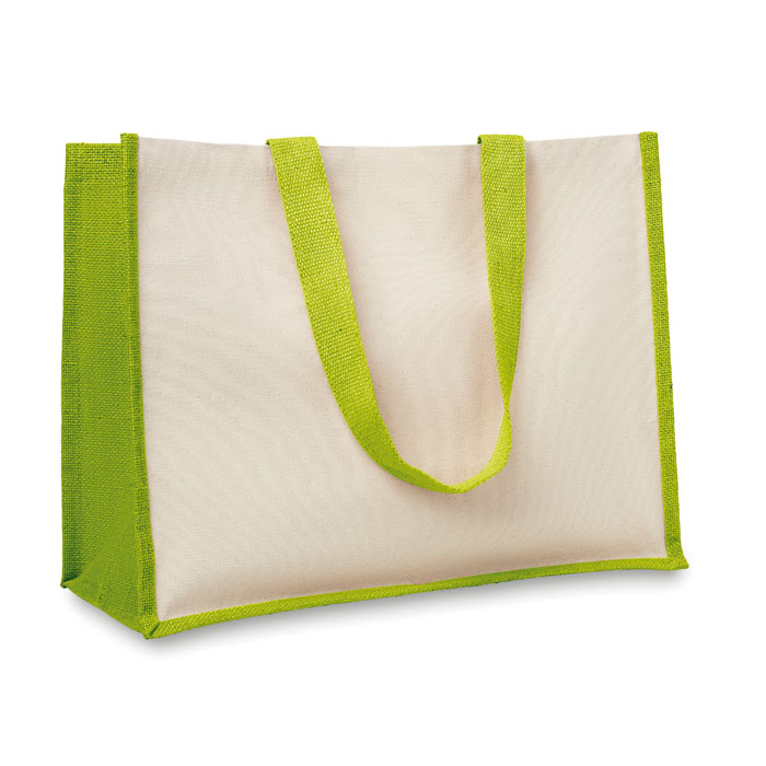 Jute Canvas Shopper  Campo de fiori